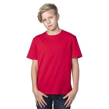 Threadfast Apparel 600A Youth Ultimate CVC T-Shirt - RED