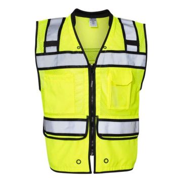 Kishigo S5004-5005 High-Performance Surveyors Vest - S - Lime