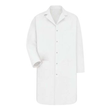 Red Kap KP18 Gripper Front Lab Coat - S - White