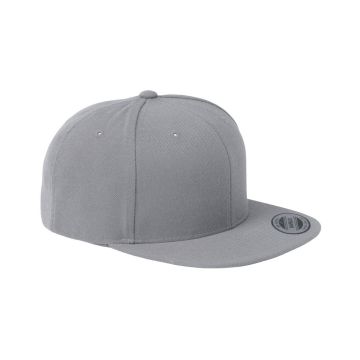 Yupoong 6089 Adult 6-Panel Structured Flat Visor Classic?Snapback - SILVER