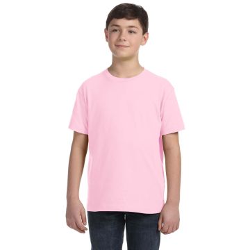 LAT 6101 Youth Fine Jersey T-Shirt - PINK