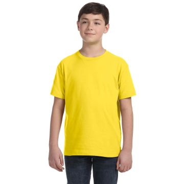LAT 6101 Youth Fine Jersey T-Shirt - YELLOW