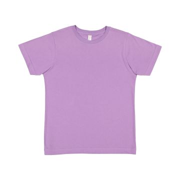 LAT 6101 Youth Fine Jersey T-Shirt - LAVENDER