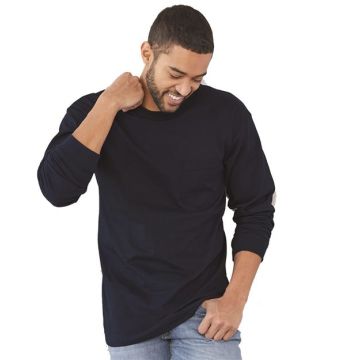 Bayside 8100 USA-Made Long Sleeve Pocket T-Shirt