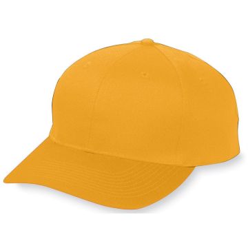 Augusta Sportswear 6206 Youth Six-Panel Cotton Twill Low-Profile Cap - GOLD
