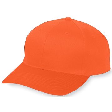 Augusta Sportswear 6206 Youth Six-Panel Cotton Twill Low-Profile Cap - ORANGE