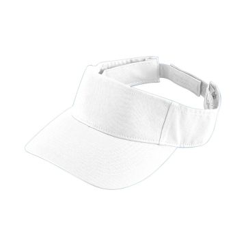 Augusta Sportswear 6225 Sport Twill Visor - WHITE