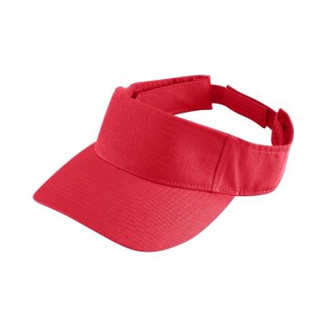 Augusta Sportswear 6226 Youth Sport Twill Visor - RED