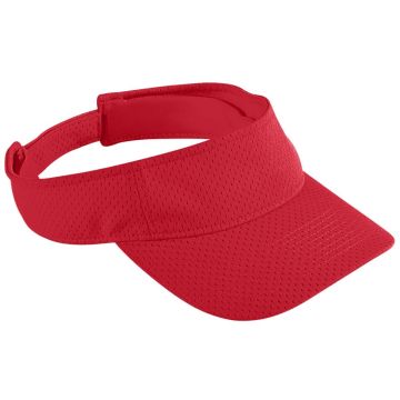 Augusta Sportswear 6227 Athletic Mesh Visor - RED
