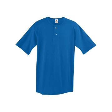 Augusta Sportswear 580 Two-Button Baseball Jersey - 4XL - Royal