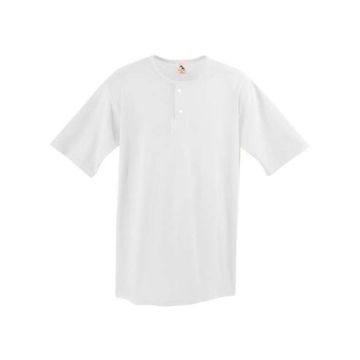 Augusta Sportswear 580 Two-Button Baseball Jersey - 4XL - White