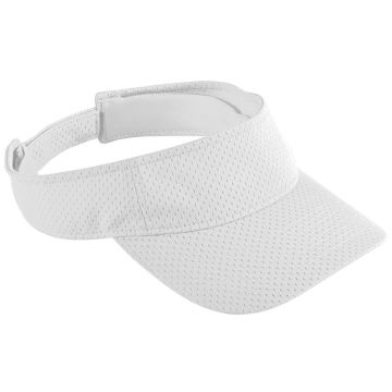 Augusta Sportswear 6228 Youth Athletic Mesh Visor - WHITE