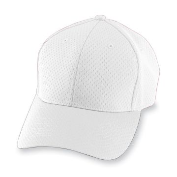 Augusta Sportswear 6236 Youth Athletic Mesh Cap - WHITE