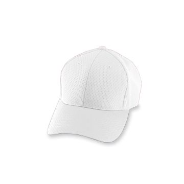 Augusta Sportswear 6236 Youth Athletic Mesh Cap - WHITE