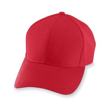 Augusta Sportswear 6236 Youth Athletic Mesh Cap - RED
