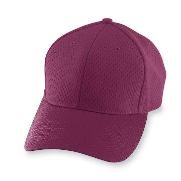 Augusta Sportswear 6236 Youth Athletic Mesh Cap - MAROON