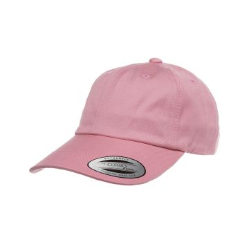 Yupoong 6245CM Adult Low-Profile Cotton Twill Dad Cap - PINK