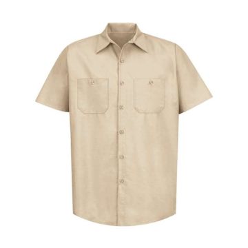 Red Kap SP24L Short Sleeve Work Shirt - Long Sizes