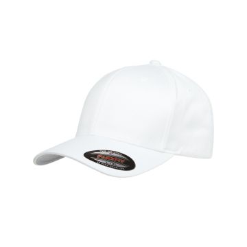 Flexfit 6277 Adult Wooly 6-Panel Cap - WHITE