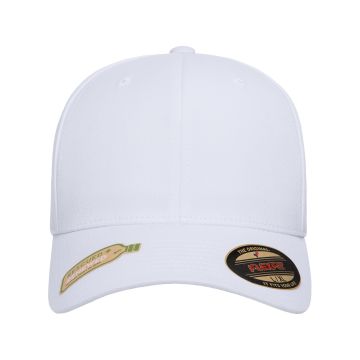 Yupoong 6277R Flexfit? Recycled Polyester Cap - WHITE