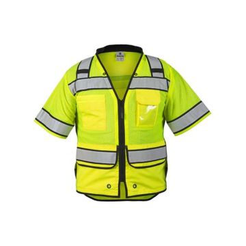 Kishigo S5014-5015 High Performance Surveyors Vest - M - Lime