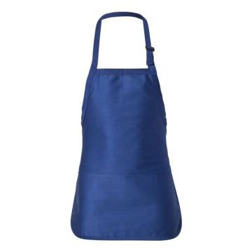 Q-tees Q4250 Full-Length Apron with Pouch Pocket