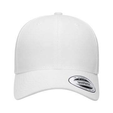 Yupoong 6389 Cvc Twill Hat - WHITE