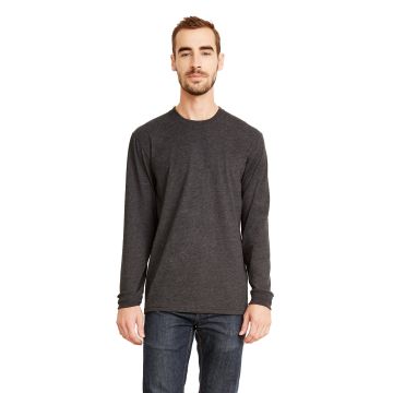 Next Level Apparel 6411 Unisex Sueded Long-Sleeve Crew