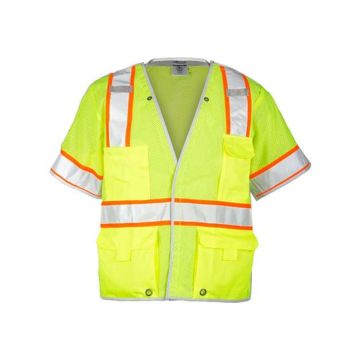 Kishigo 1552B Premium Brilliant Series® Breakaway Class 3 Vest - 5XL - Lime