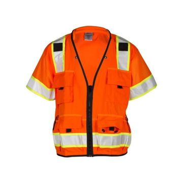 Kishigo S5010-5011 Professional Surveyors Vest - 5XL - Orange