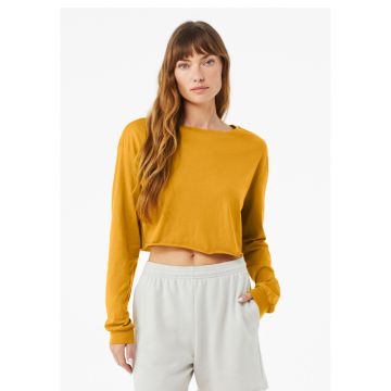 Bella + Canvas 6501B FWD Fashion Women's Cropped Long-Sleeve T-Shirt