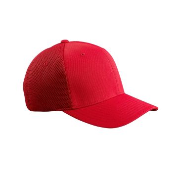 Flexfit 6533 Adult Ultrafibre and Airmesh Cap - RED