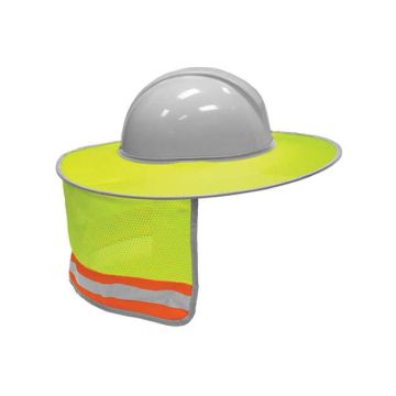 Kishigo 2873-2874 Full Brim Sun Shield - One Size - Lime