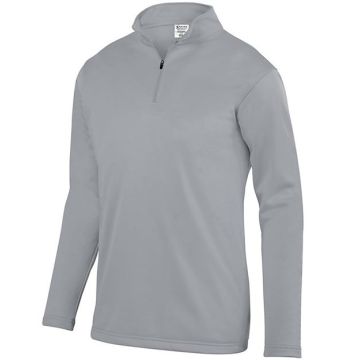 Augusta Sportswear 5507 Wicking Fleece Quarter-Zip Pullover - 5XL - White