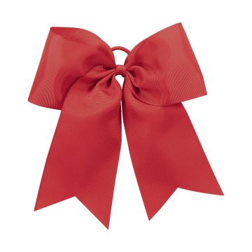 Augusta Sportswear 6701 Cheer Solid Grosgrain Hair Bow - RED