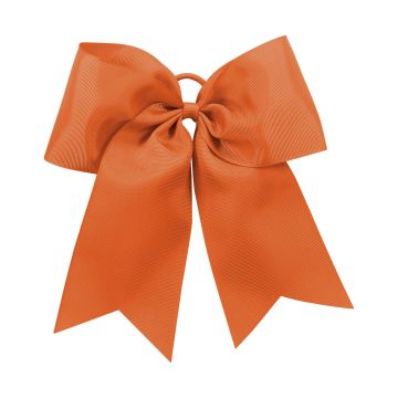 Augusta Sportswear 6701 Cheer Solid Grosgrain Hair Bow - ORANGE
