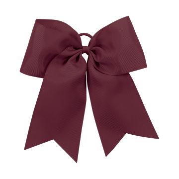 Augusta Sportswear 6701 Cheer Solid Grosgrain Hair Bow - MAROON