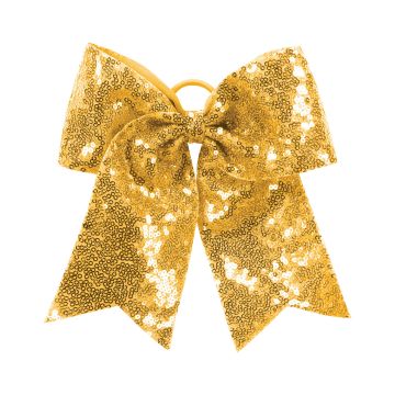 Augusta Sportswear 6702 Sequin Cheer Glitter Bow - GOLD