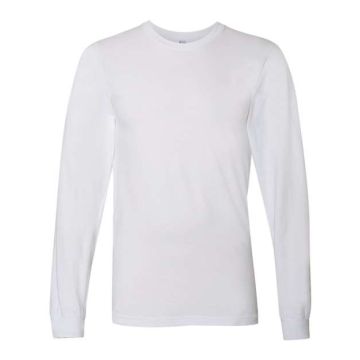 American Apparel 2007 Fine Jersey Long Sleeve Tee - S - White