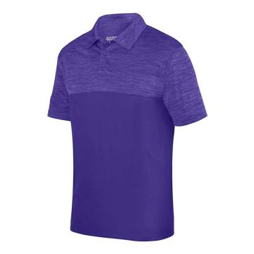 Augusta Sportswear 5412 Shadow Tonal Heather Polo - M - Purple