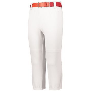 Augusta Sportswear 6850 Gamer Pull-Up Baseball Pant with Loops - WHITE