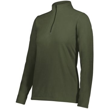 Augusta Sportswear 6864 Ladies Micro-Lite Fleece 1/4 Zip Pullover - OLIVE