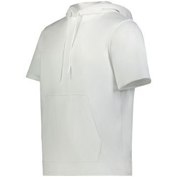 Augusta Sportswear 6871 Wicking Fleece Short Sleeve Hoodie - WHITE