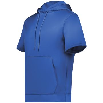 Augusta Sportswear 6871 Wicking Fleece Short Sleeve Hoodie - ROYAL