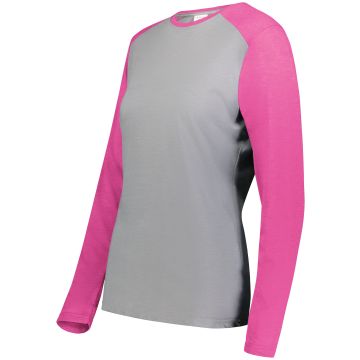 Augusta Sportswear 6883 Ladies Gameday Vintage Long Sleeve Tee