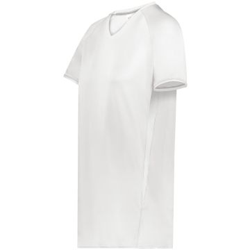 Augusta Sportswear 6915 Ladies Cutter+ V-Neck Jersey - WHITE
