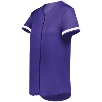Augusta Sportswear 6919 Ladies Cutter+ Full Button Softball Jersey