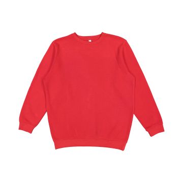 LAT 6925 Unisex Elevated Fleece Sweatshirt - RED