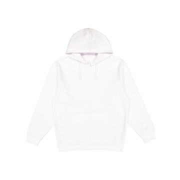 LAT 6926 Adult Pullover Fleece Hoodie - WHITE