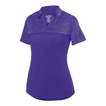 Augusta Sportswear 5413 Women's Shadow Tonal Heather Polo - M - Purple